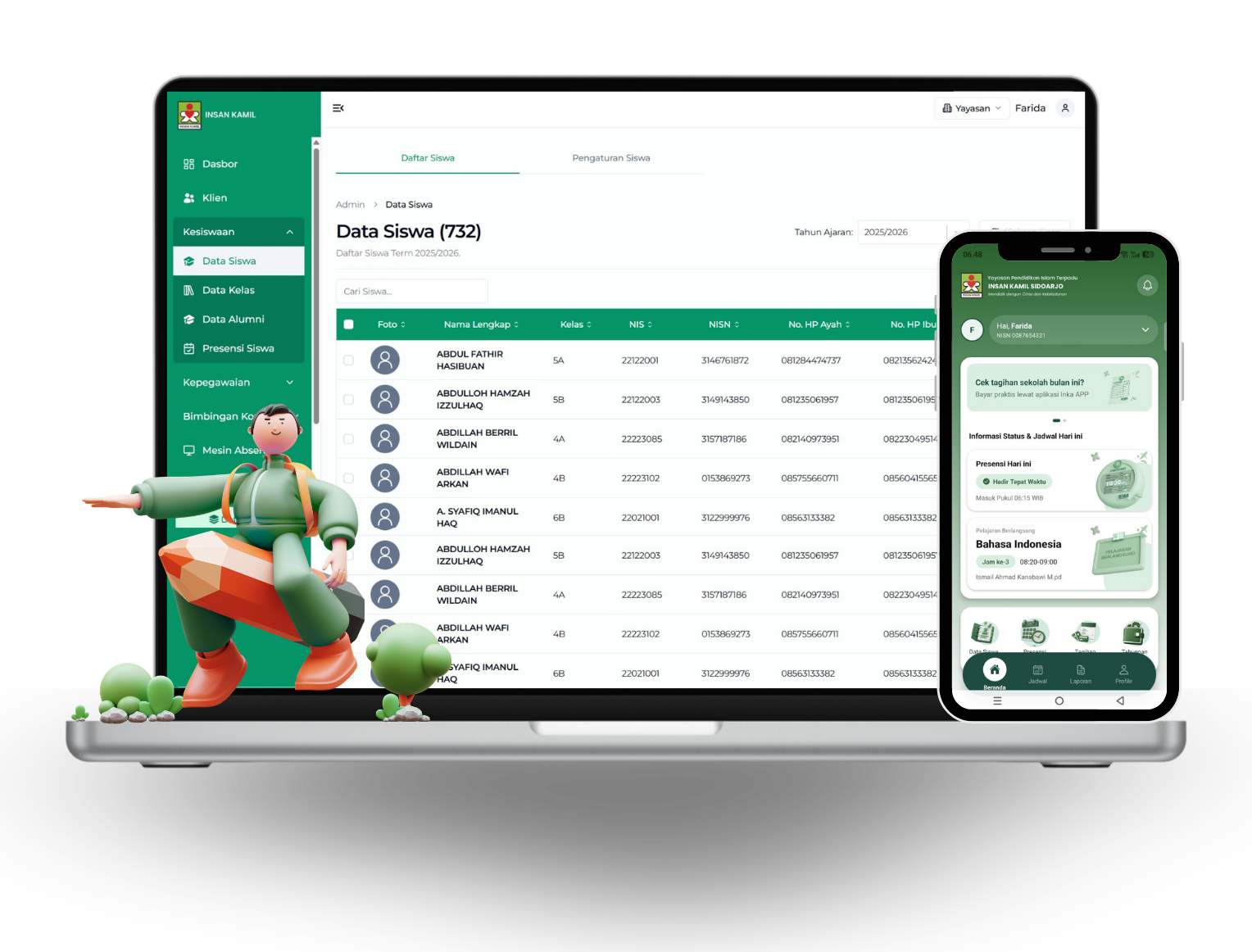 YPIT Insan Kamil - Preview Sistem